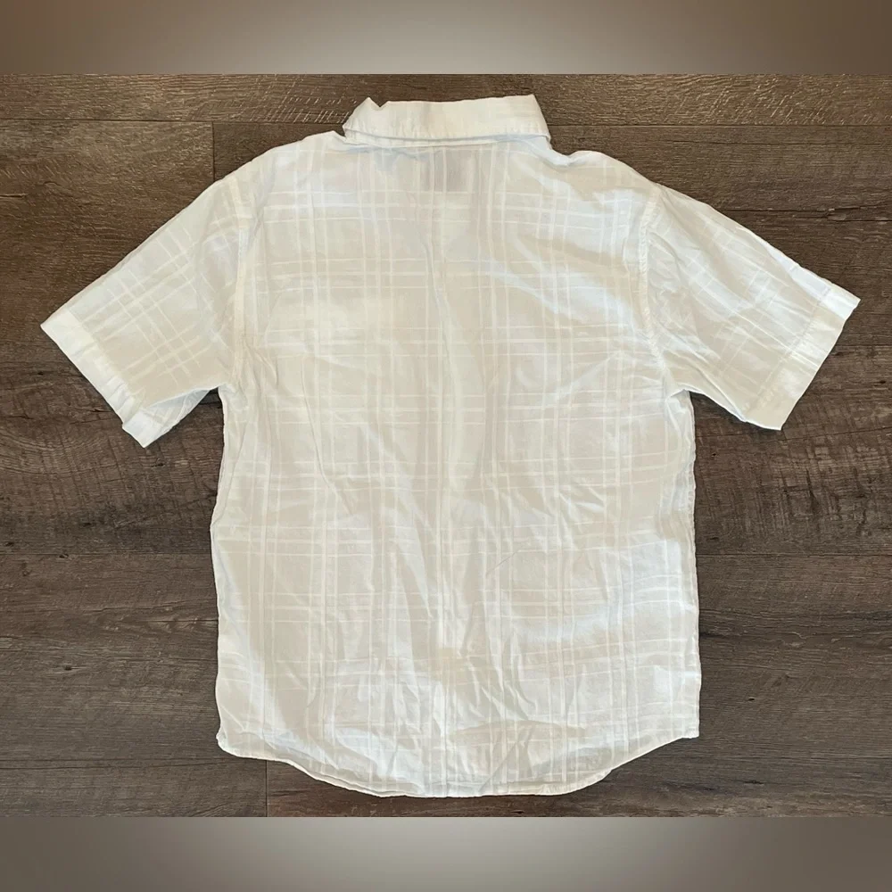 Old Navy Boys White Collared Shirt Size L(10/12)